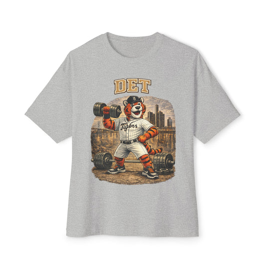 Tigers Pumping Iron Collection Oversized Pump Cover Tee