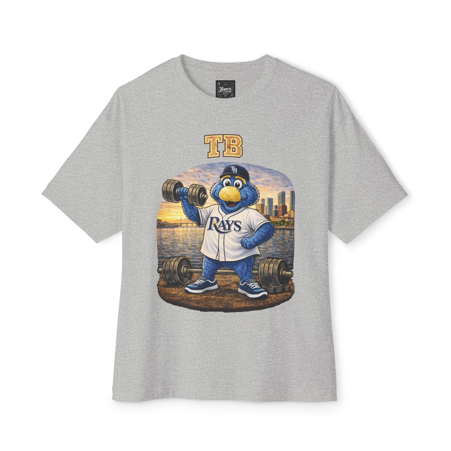 Rays Pumping Iron Collection Oversized Pump Cover Tee