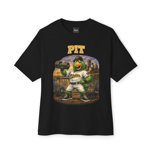 Pirates Pumping Iron Collection Oversized Pump Cover Tee