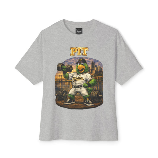 Pirates Pumping Iron Collection Oversized Pump Cover Tee