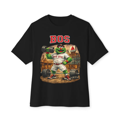 Red Sox Pumping Iron Collection Oversized Pump Cover Tee