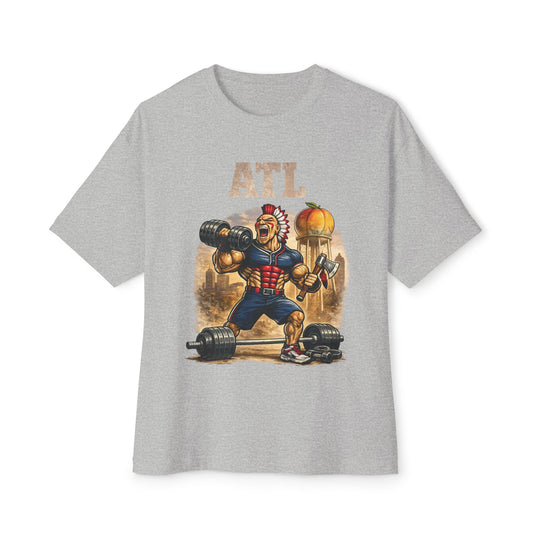 Braves Pumping Iron Collection Oversized Pump Cover Tee