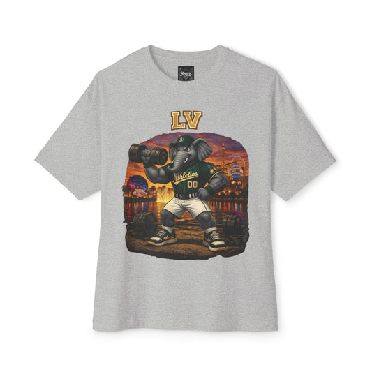 Athletics Pumping Iron Collection Oversized Pump Cover Tee